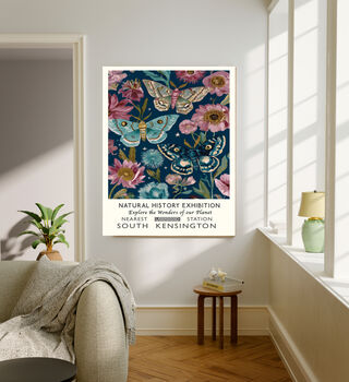 Botanical Butterfly Natural History Art Print, 2 of 4