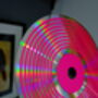 Circle Pattern Upcycled 12' Laser Disc Decor, thumbnail 6 of 7