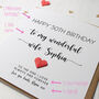 Personalised Birthday Card For Wife, thumbnail 2 of 5