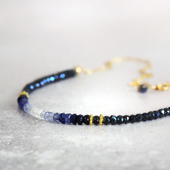 Blue Sapphire Necklace, 7 of 10