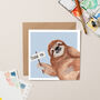 Thank You Sloth Card, thumbnail 1 of 2