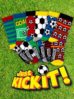 United Oddsocks Kick It Boys Gift Box Set, 4 of 4