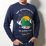 Personalised Organic Cotton Adventure Dad Jumper, thumbnail 1 of 4