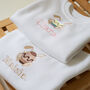 Personalised Children's Easter Top Bunny And Egg, thumbnail 3 of 4