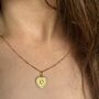 Radiant Heart Gold Pendant Necklace, thumbnail 1 of 2