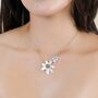 Two Flower Necklace, thumbnail 1 of 2