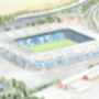 Leicester City Fc King Power Stadium Fine Art Print, thumbnail 2 of 3