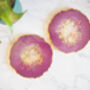 Iridescent Geode Resin Coasters, thumbnail 7 of 12
