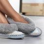 Sen Unicorn Silver Sheepers Slippers, thumbnail 4 of 12