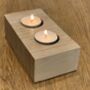 Birchwood Ply Rectangular Tealight Holder, thumbnail 3 of 12