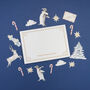 Design Your Own Personalised Christmas Card Six Pack, thumbnail 1 of 3