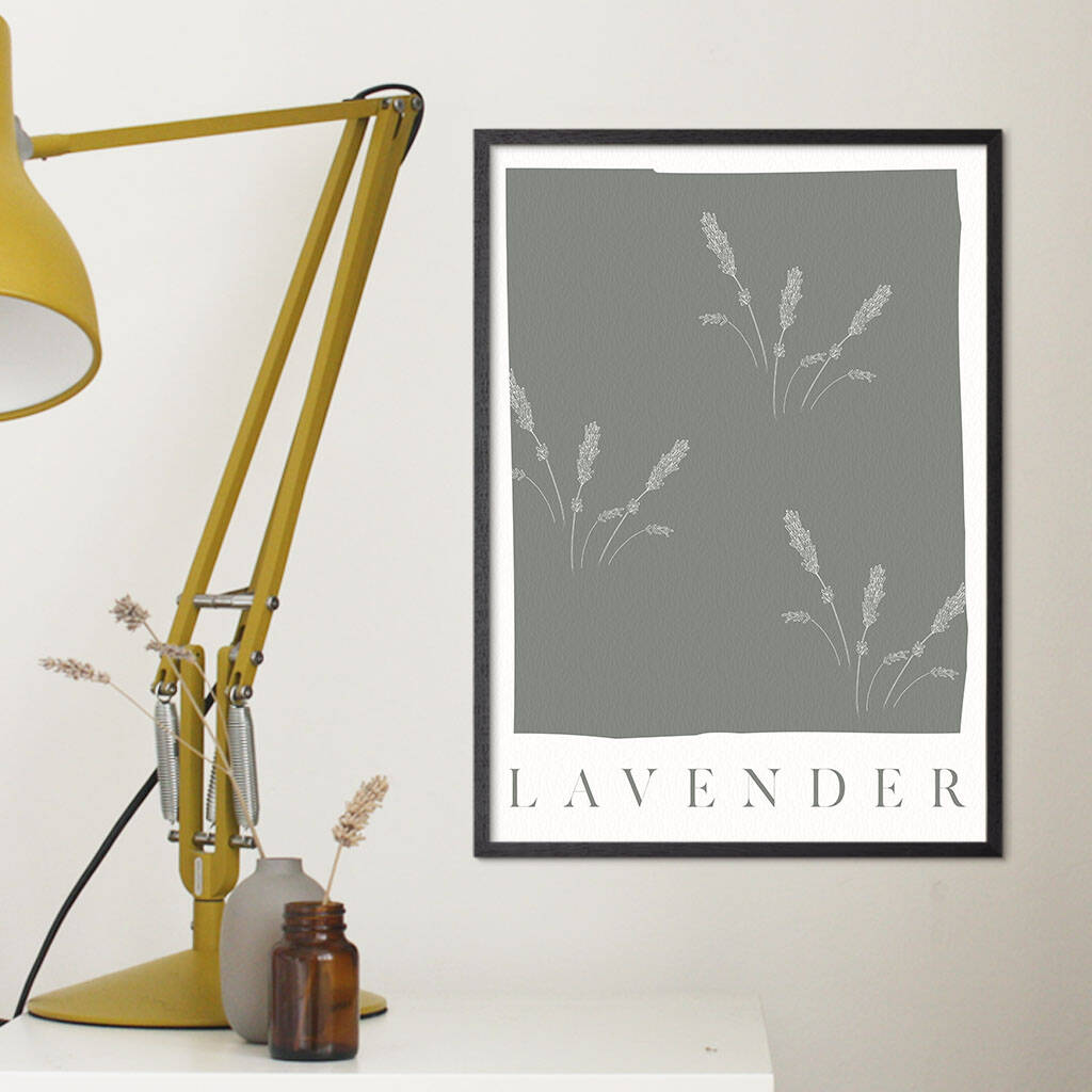 Botanical Lavender Print, 1 of 4