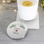 Couple Mistletoe Christmas Scented Candle With Lid, thumbnail 6 of 9