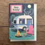 Retro Caravan And Dog Birthday Card, thumbnail 1 of 3