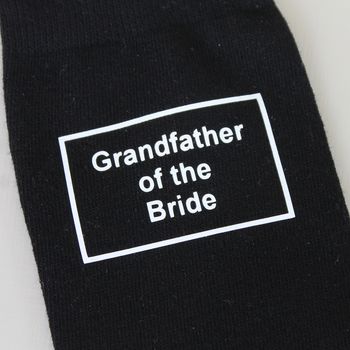 Grandfather Of The Bride / Groom Wedding Socks, 3 of 8