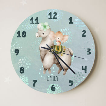 Enchanting Alpaca Clock, 3 of 4