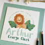 Personalised Lion Children's Print, thumbnail 2 of 4