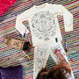 Personalised Zodiac Colour In Pyjamas With Pens, thumbnail 3 of 8