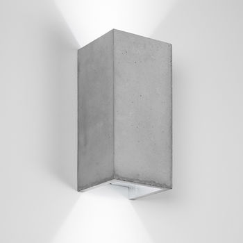 Rectangular Concrete Wall Light Grey, 3 of 7
