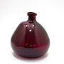Recycled Glass Vase | 23cm Blown Glass | Eight Colours, thumbnail 8 of 12