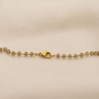Personalised Beeda Beaded Charm Necklace, 9 of 11