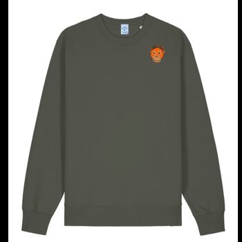 Unisex Organic Cotton Orangutan Sweatshirt, 3 of 12