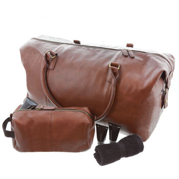 Personalised Nu Hide Holdall With Strap Embroidery, 9 of 11