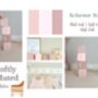 Nursery Name Letter Blocks, Baby Girl Nursery Decor, Dusty Pink, Sage Green, thumbnail 12 of 12