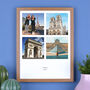 Personalised Four Photos Holiday Print, thumbnail 1 of 8