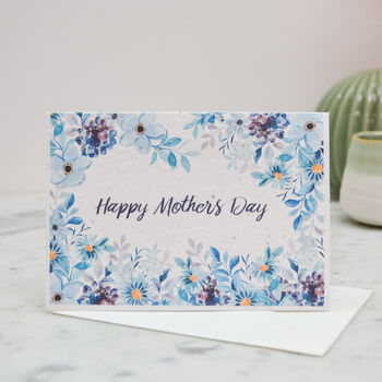 Mothers Day Plantable Flowers Seed Paper Card, 3 of 6