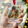 First Christmas Engaged Photo Acrylic Ornament 2025, thumbnail 2 of 9