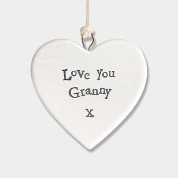 Love You Granny Mini Porcelain Hanger, 2 of 8