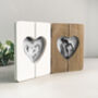Heart Folding Picture Double Photo Frame, thumbnail 1 of 5
