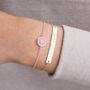 Alexa Personalised Birthstone And Bar Bracelet Set, thumbnail 6 of 11