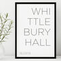 Personalised Anniversary Location Typography Print, thumbnail 2 of 2