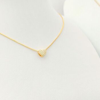 Hannah Gold Plated Necklace, 2 of 5