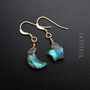 Labradorite Moon And Star Earrings, thumbnail 3 of 9