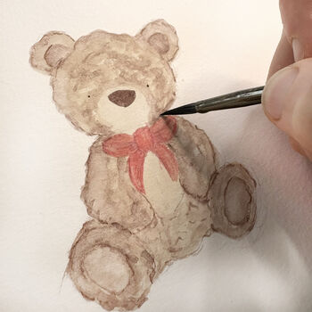 Personalised ‘My 1st Christmas’ Postage Stamp Bear Outfit, 2 of 5
