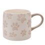 Stoneware Paw Print Mug – Dog And Cat Lover Gift, thumbnail 2 of 6