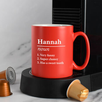 Personalised Name Definition Mug, 2 of 7