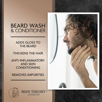 Man Theory London Two In One Beard Wash And Conditioner, 2 of 7