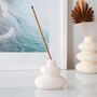 Cream Speckle Balancing Stones Incense Stick Holder, thumbnail 1 of 3