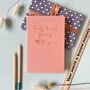 Personalised 40 Things For 40th Year Planner Notebook, thumbnail 8 of 11