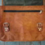 Vintage Style Leather Laptop Bag, thumbnail 6 of 8