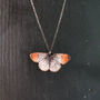 Orange Tip Butterfly Pendant Necklace, thumbnail 1 of 4
