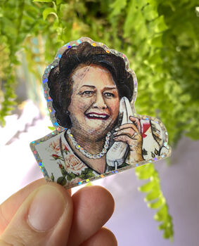 Hyacinth Bucket Holographic Sticker, 5 of 5