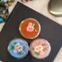 Hand Embroidered Compact Mirror, thumbnail 4 of 7