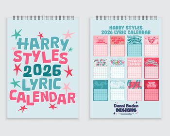 Harry Styles 2026 Lyric Calendar, 2 of 8