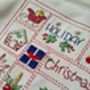 Christmas Advent Calendar Hand Embroidery Kit, thumbnail 3 of 12
