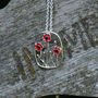Poppy Red Flowers Pendant Necklace, thumbnail 1 of 5